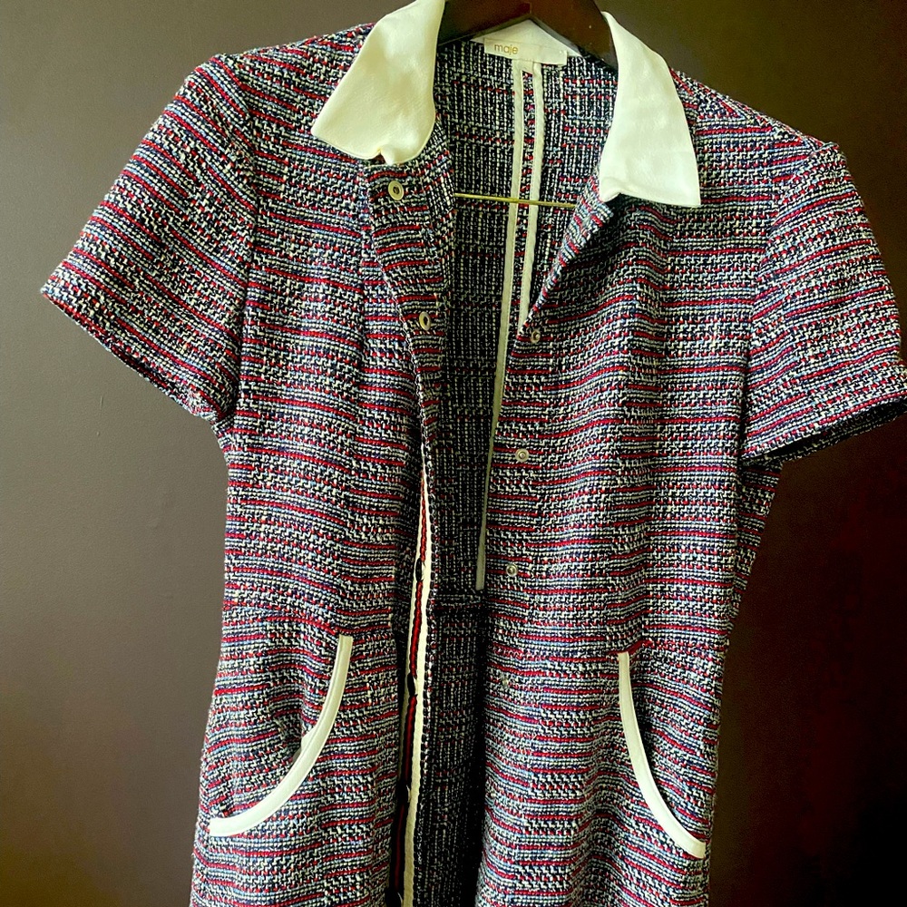 Maje Tweed Dress (Jacquard)
